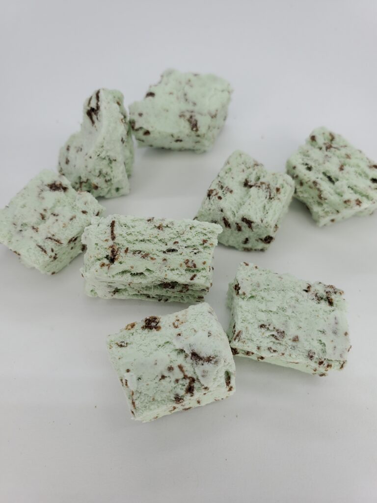 Satisfying snacks - mint chocolate chip